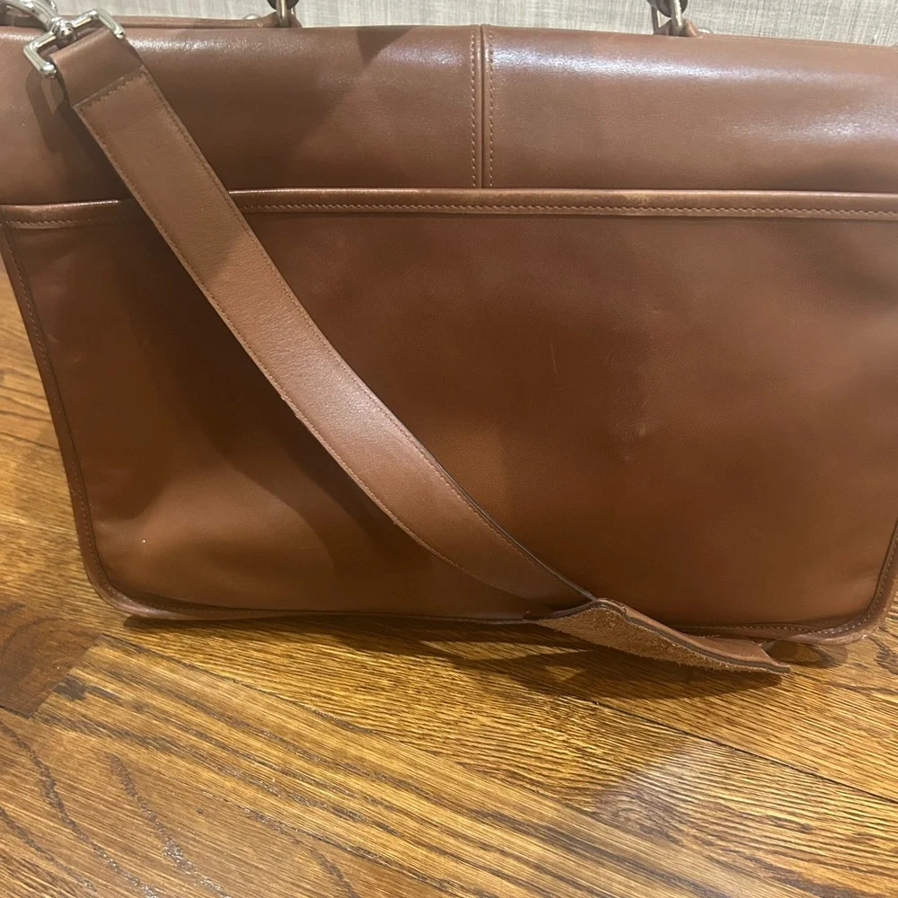 Brown Leather Men's Bag - Picture 2 of 4